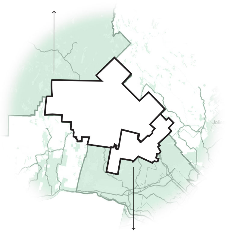 territoires-desservis-mobile Services gratuits en orthophonie carte Laurentides